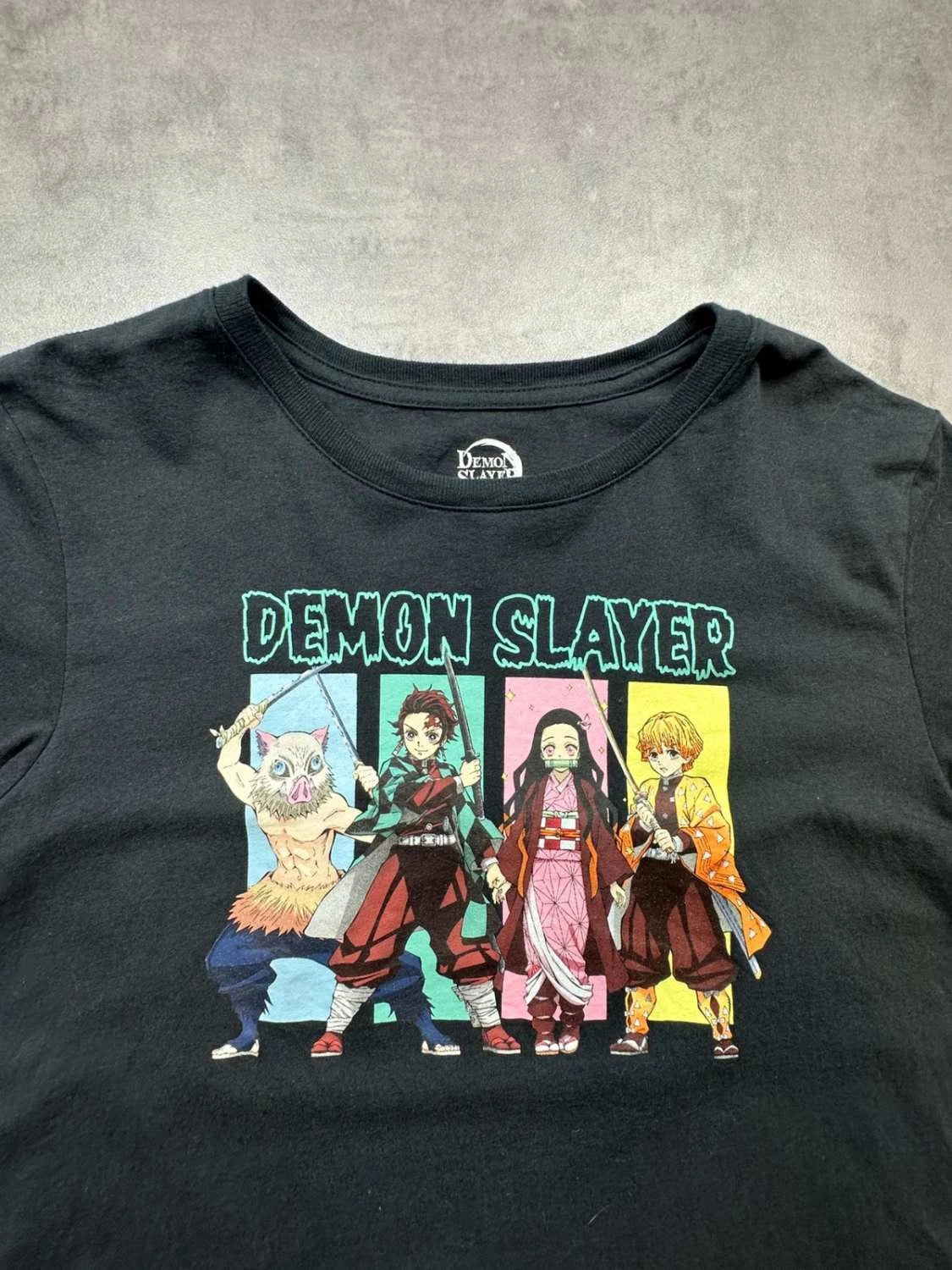 T-Shirt Demon Slayer Kimetsu no Yaiba Manga Noir – Y2K