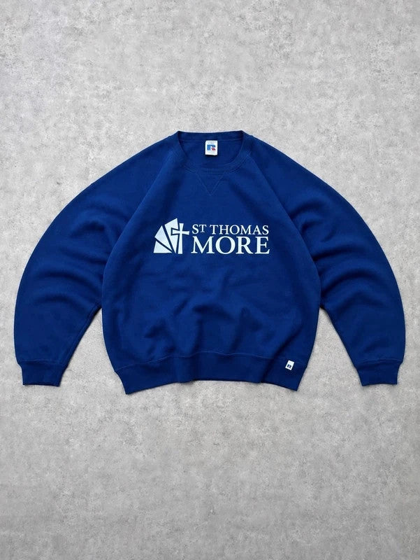 Sweat Crewneck Vintage Russell Athletic St. Thomas More