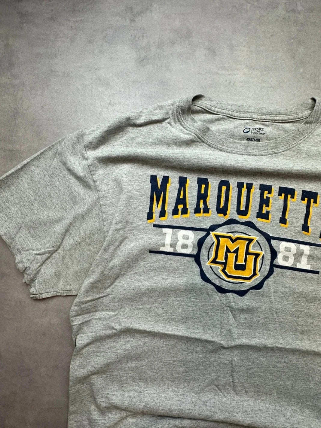 Tee-Shirt Vintage Marquette University Gris