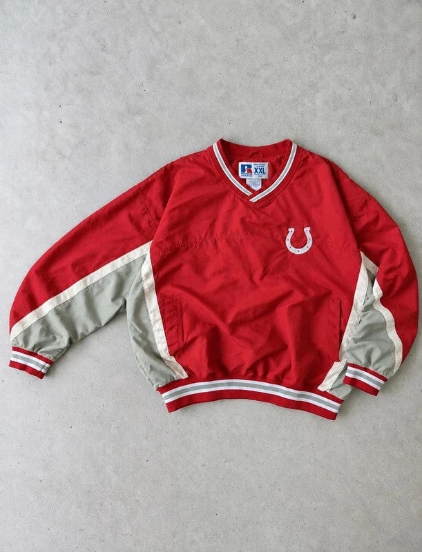 Coupe-Vent Russell Athletic Vintage USA – Rouge & Gris