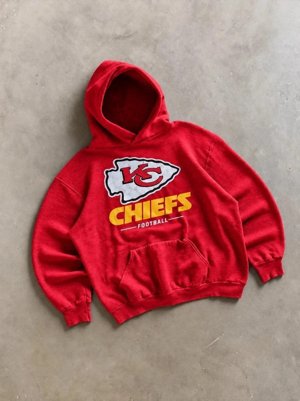 Hoodie Kansas City Chiefs NFL Vintage 90s – Rouge Football USA