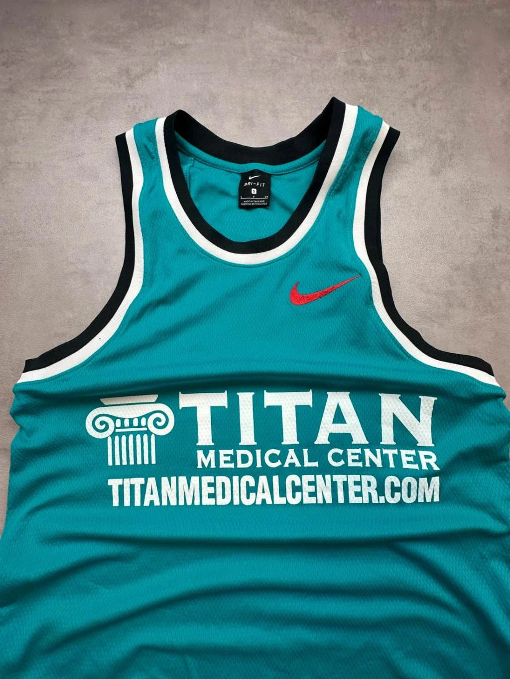 Maillot Nike Basketball Team Titan Medical Center Turquoise