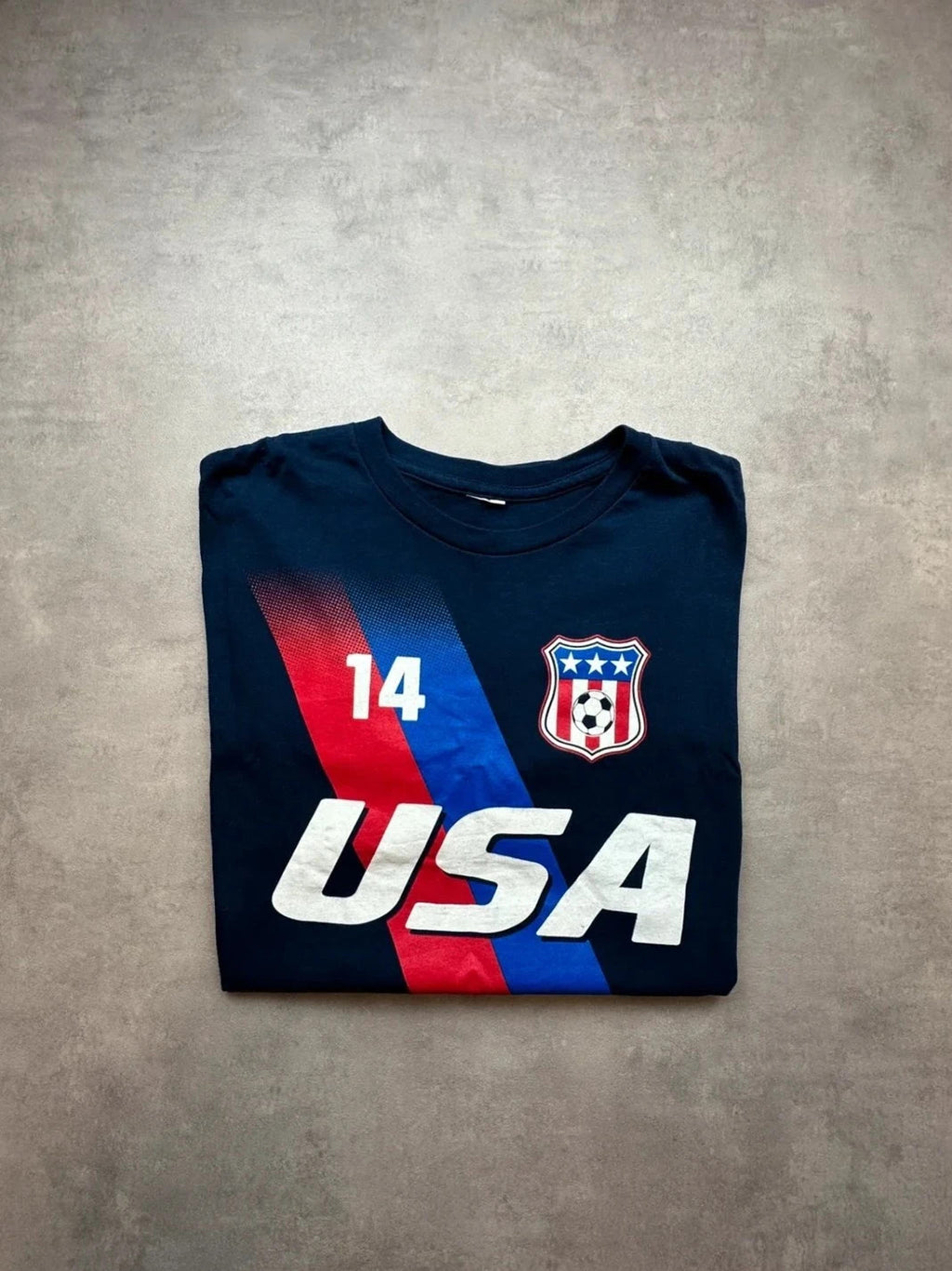 Tee Shirt Vintage USA #14 – Marine