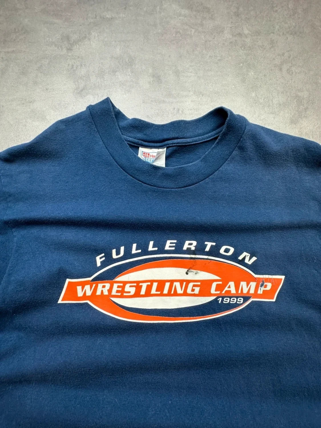 Tee-Shirt Vintage Wrestling Camp 1999 Marine