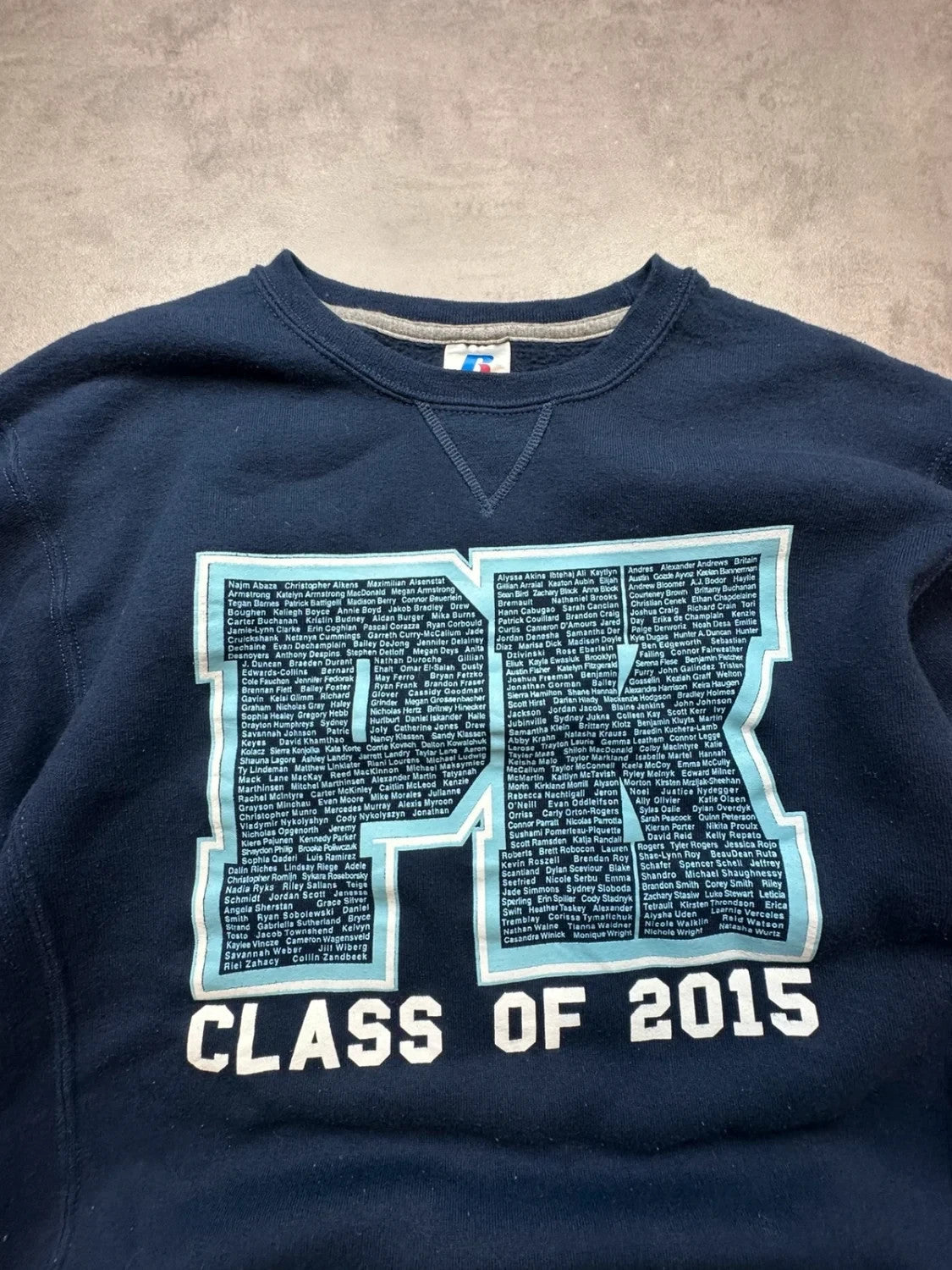 Sweat Vintage Class 2015 PK Navy – College & Graduation USA