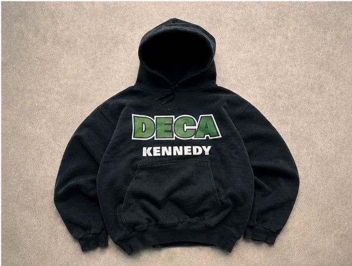 Hoodie Vintage DECA Kennedy – Noir