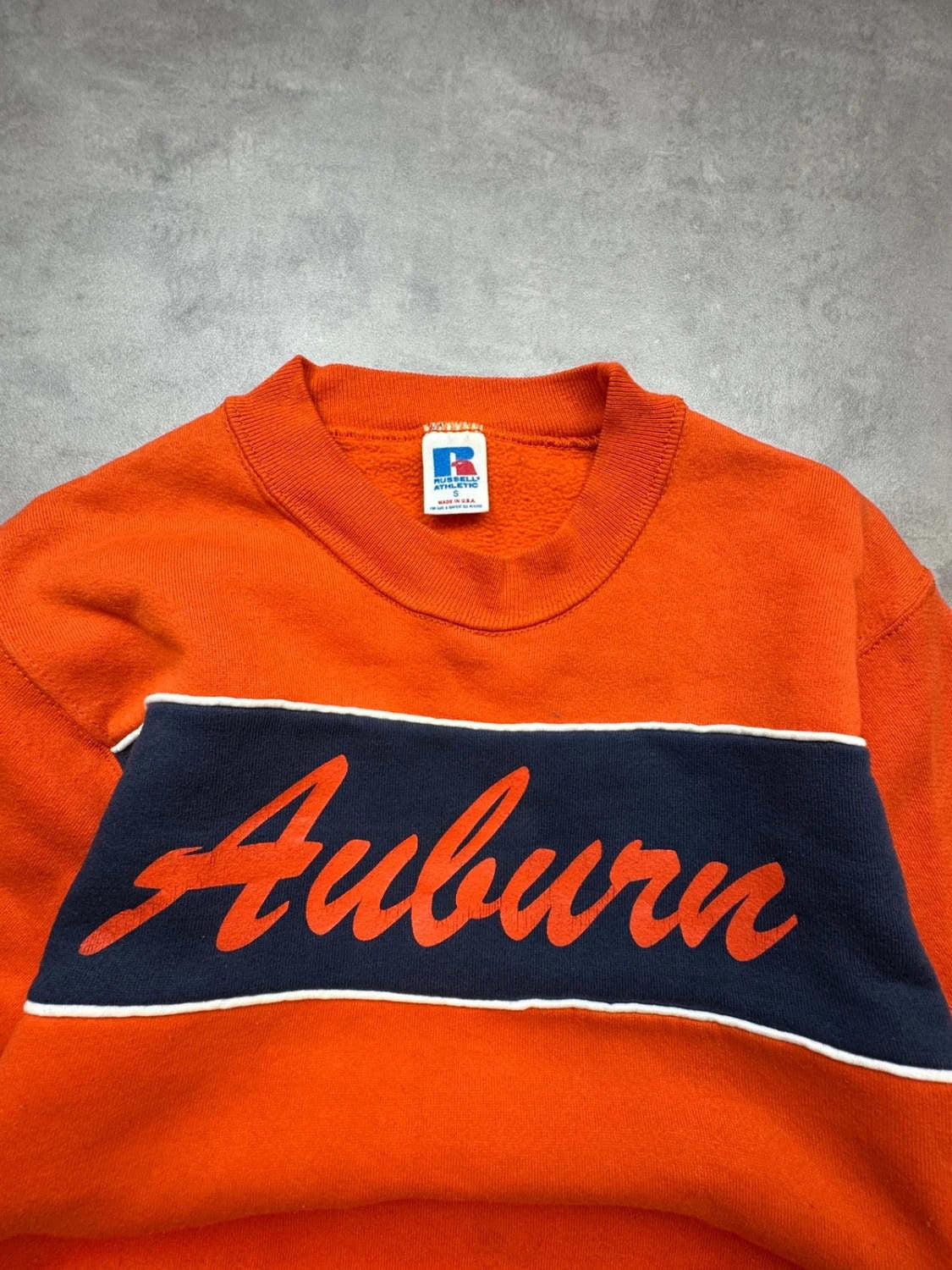 Sweat Russell Athletic Vintage Auburn Tigers – Orange