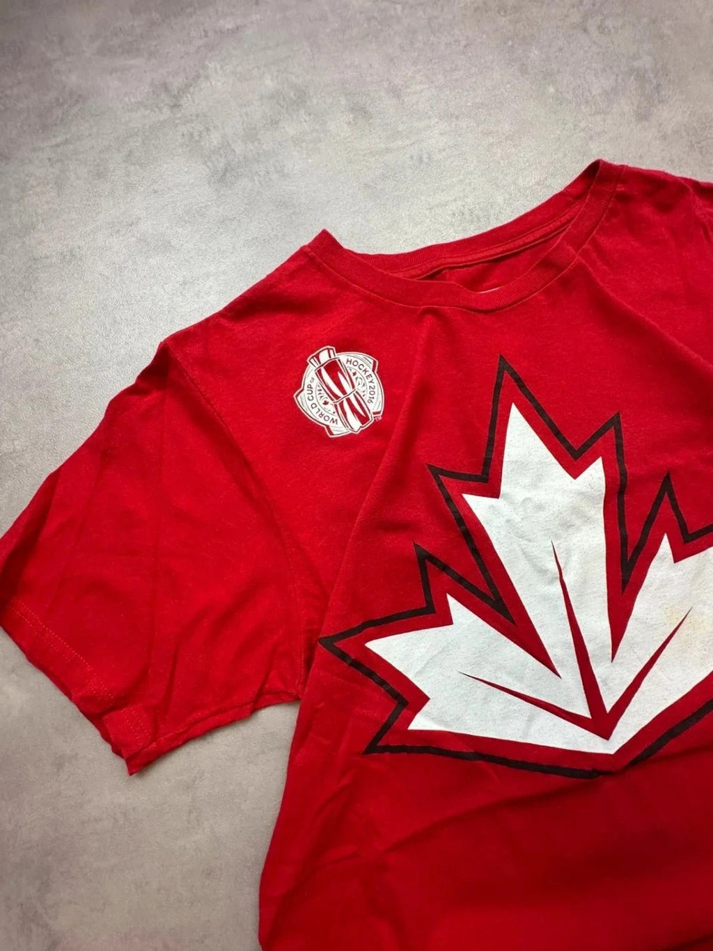 Tee Shirt Adidas Vintage Red Canadians Hockey Rouge – Hockey Canada