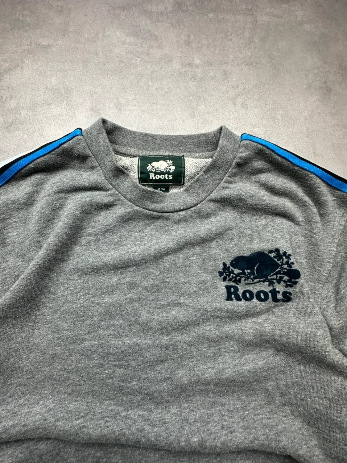 Sweat Roots Vintage Print Gris