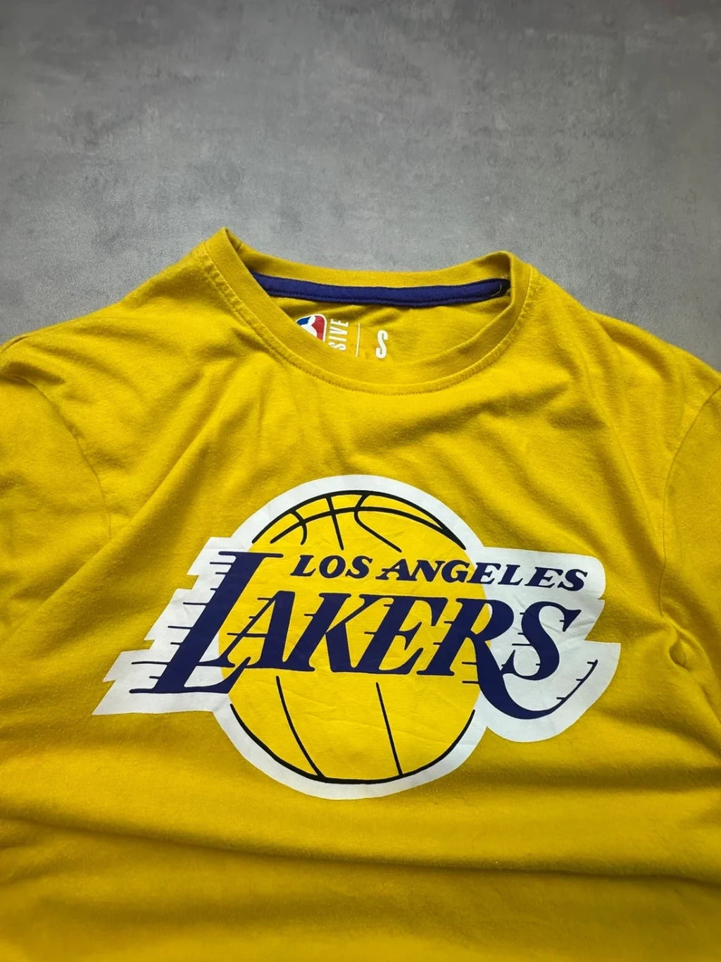 Tee-shirt NBA Vintage Los Angeles Lakers Jaune