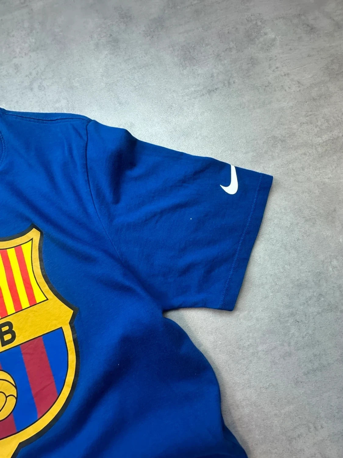 Tee-shirt Nike Vintage FC Barcelone Bleu Homme Taille M | WellStore Vintage