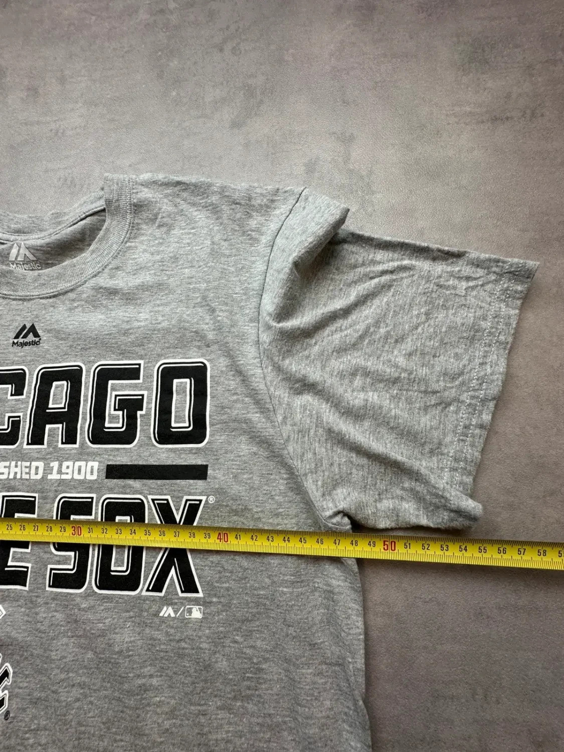 Tee-Shirt Majestic Vintage Chicago White Sox Gris – MLB