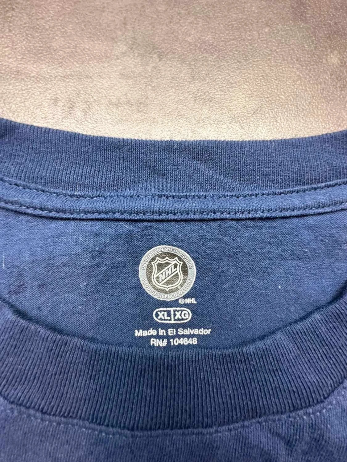 T-Shirt Vintage NHL Columbus Blue Jackets Marine