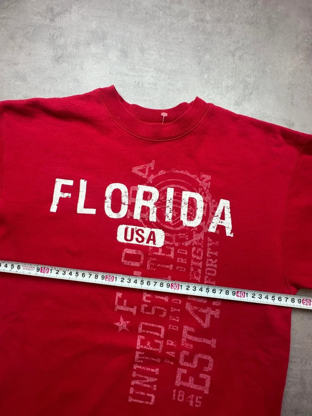 Sweat Vintage Florida USA Rouge – College & Sportswear