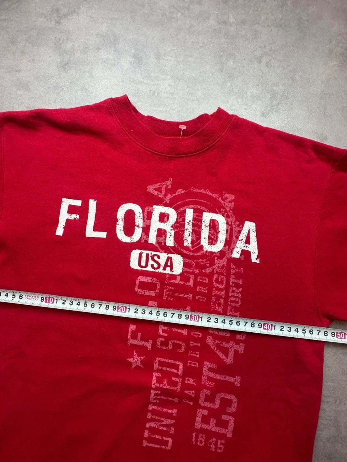 Sweat Vintage Florida USA Rouge – College & Sportswear
