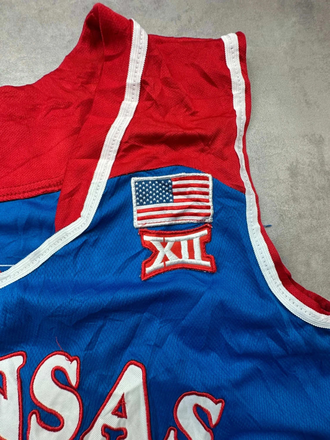Maillot Adidas Kansas Jayhawks #22 Andrew Wiggins – Bleu