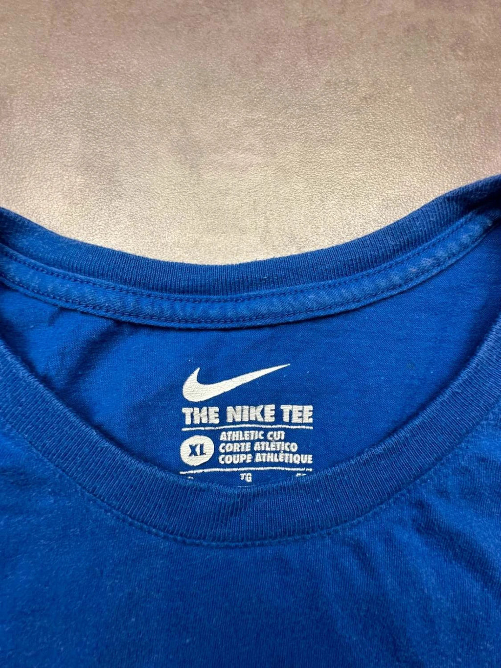 T-Shirt Nike Vintage Cubs World Series 2018 Bleu