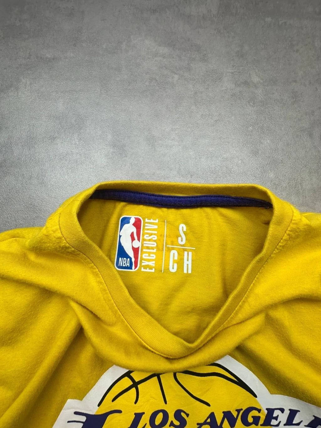 Tee-shirt NBA Vintage Los Angeles Lakers Jaune