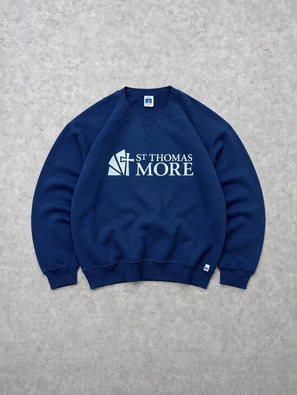 Sweat Crewneck Vintage Russell Athletic St. Thomas More