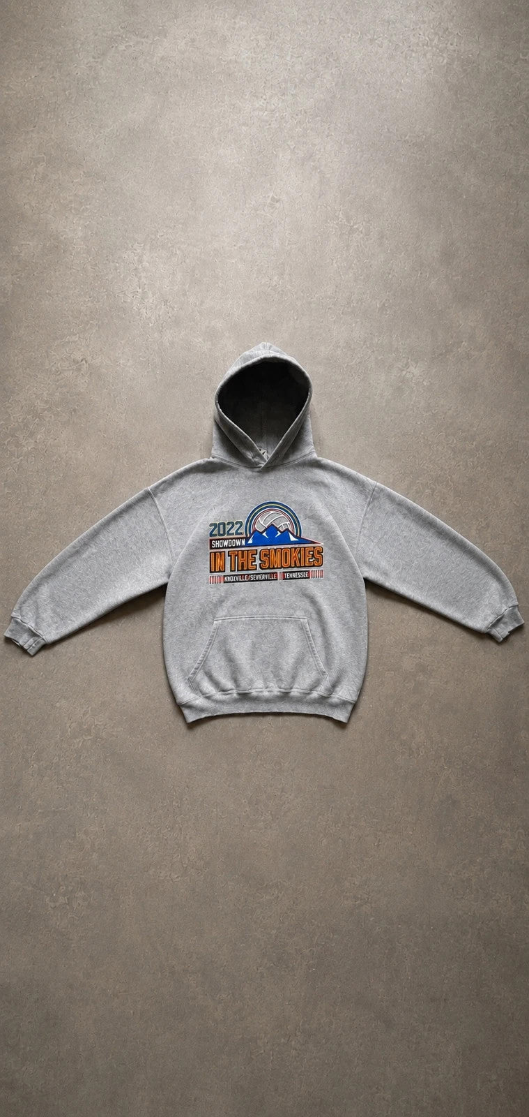 Hoodie Vintage Showdown in the Smokies 2022 – Gris – USA