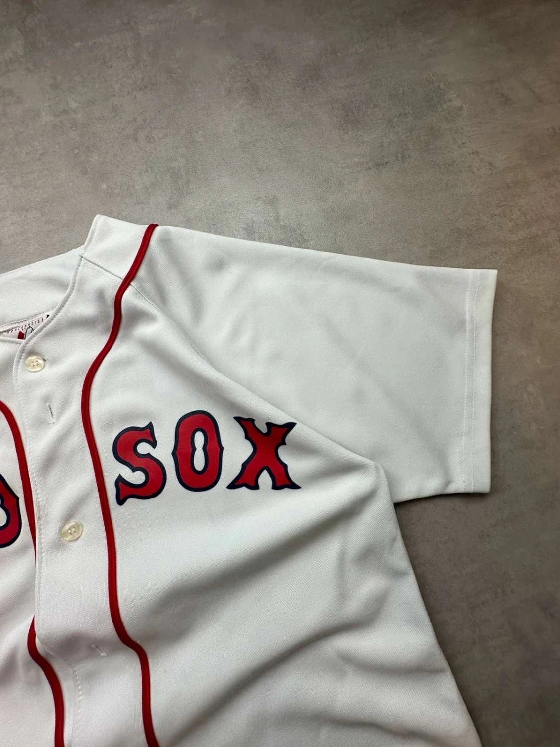Maillot Vintage MLB Boston Red Sox Jason Varitek #33 – Majestic