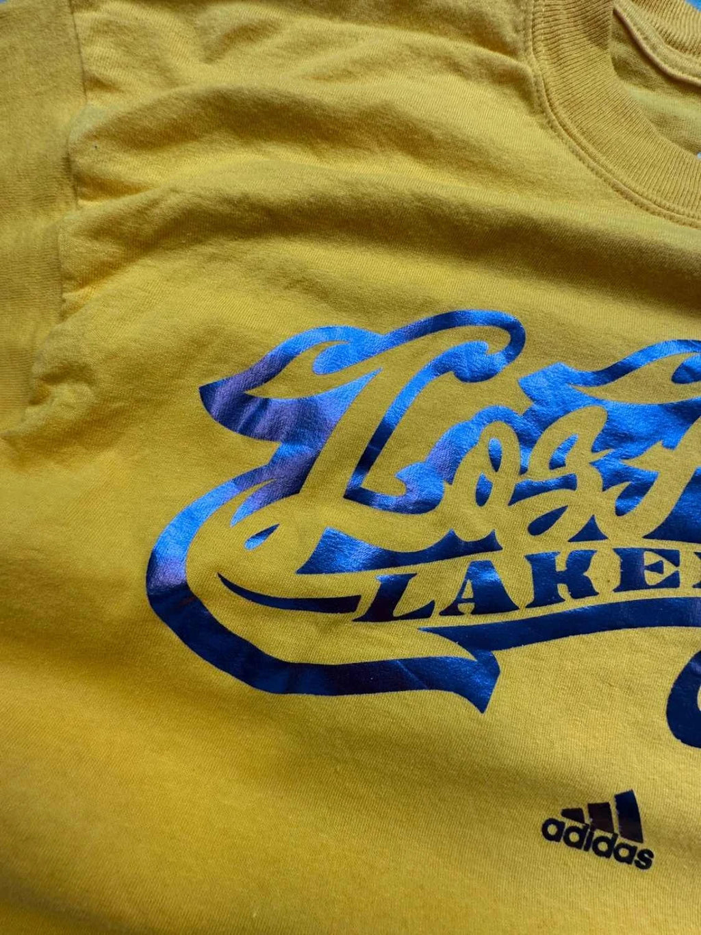 T-Shirt Adidas Vintage Los Angeles Lakers Jaune