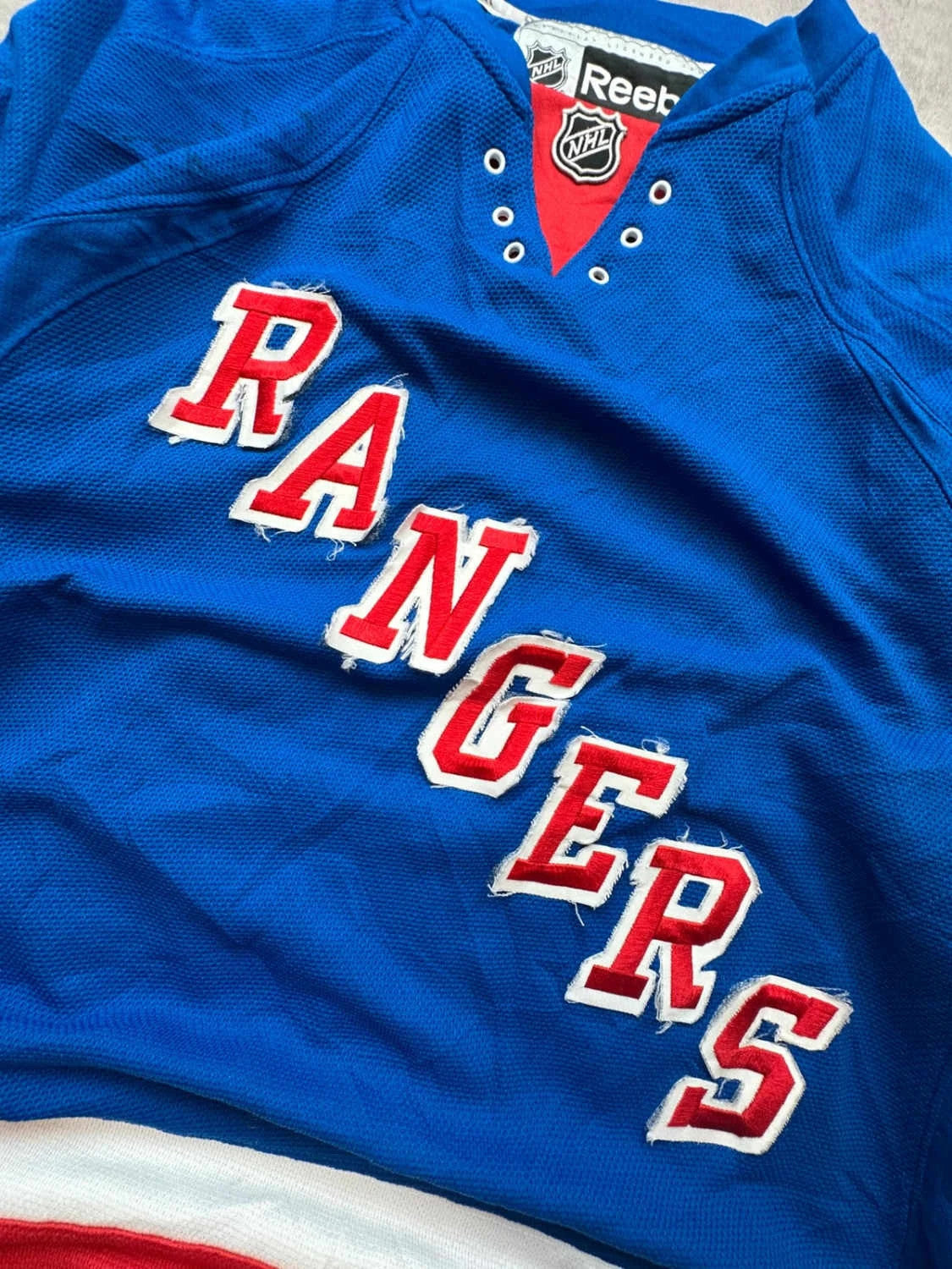 Maillot New York Rangers Reebok NHL Vintage Hockey Bleu