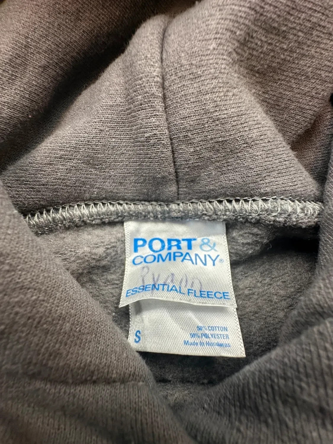 Hoodie Vintage Margaret Cleary Mustangs – Gris Foncé