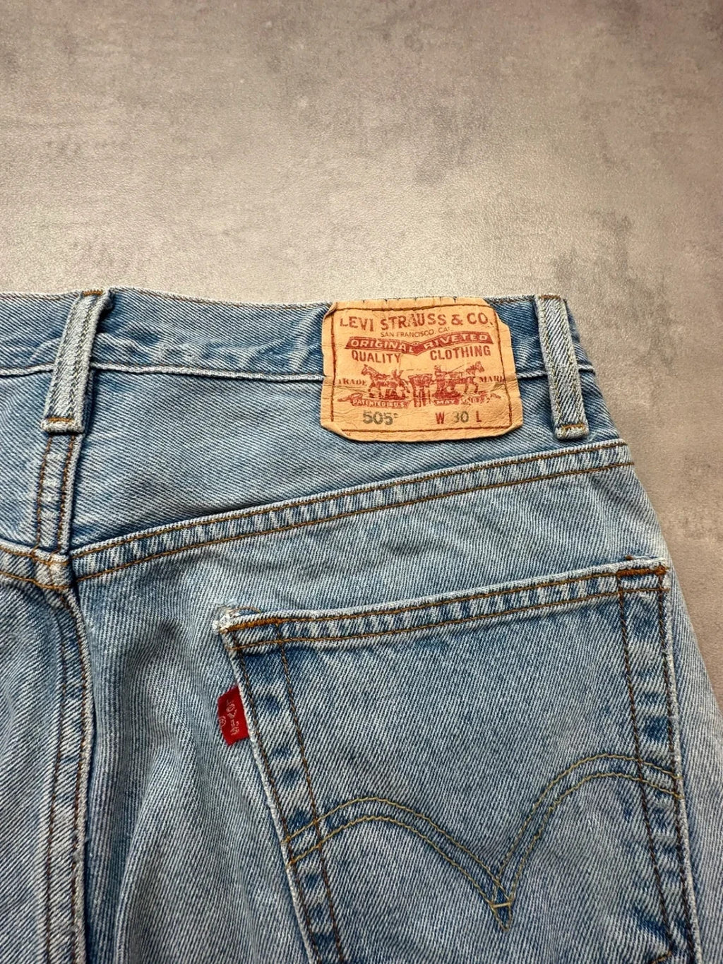 Short en Jean Levi's Vintage Destroy Regular Fit