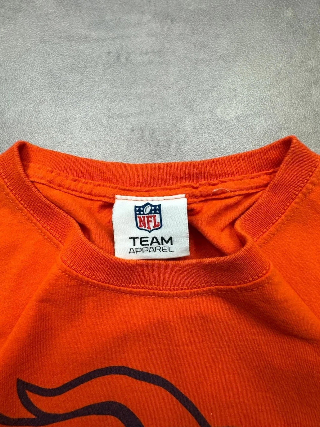Tee-Shirt Vintage Denver Broncos Football Orange