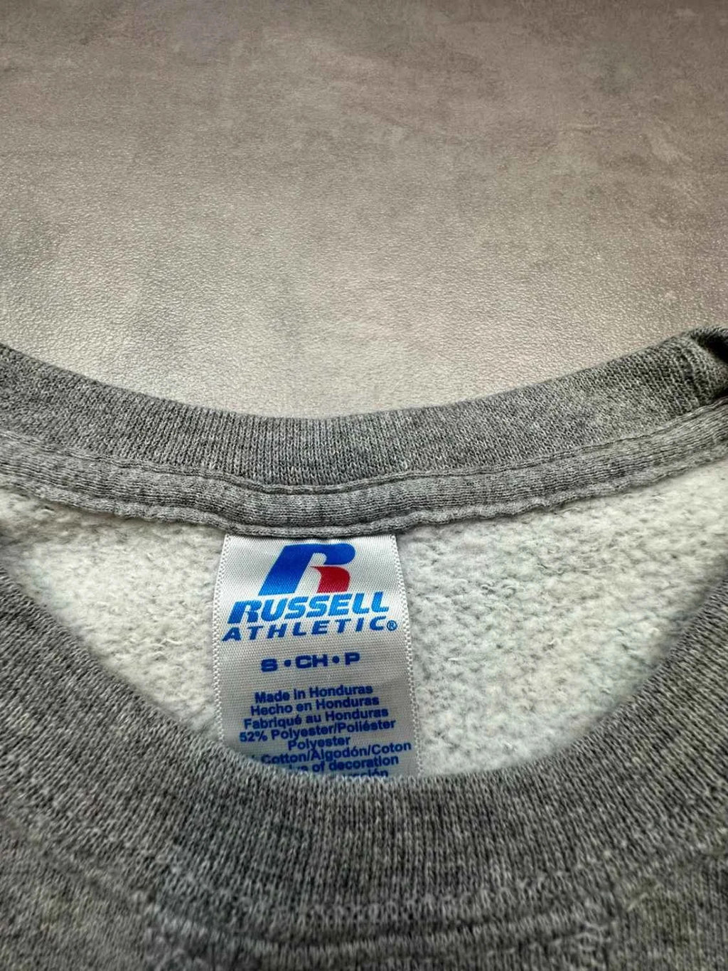 Sweat Russell Athletic Vintage All Army 90s – Gris