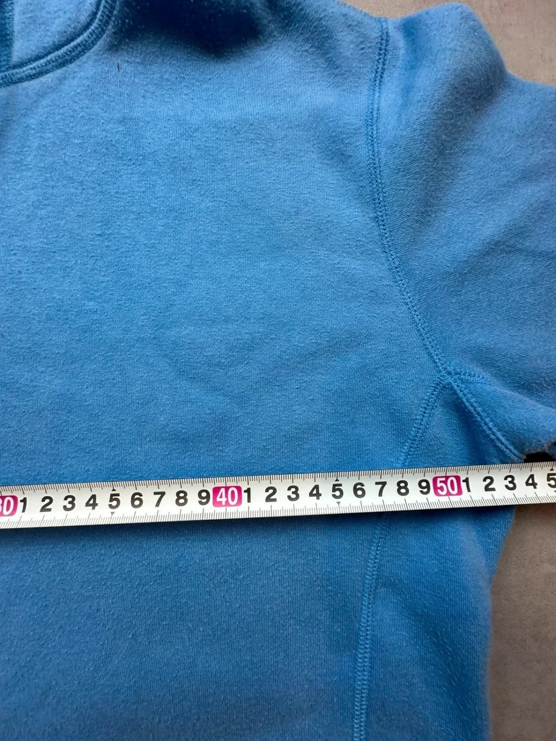 Hoodie Vintage Russell Athletics Bleu – 90s Y2K Sportswear USA