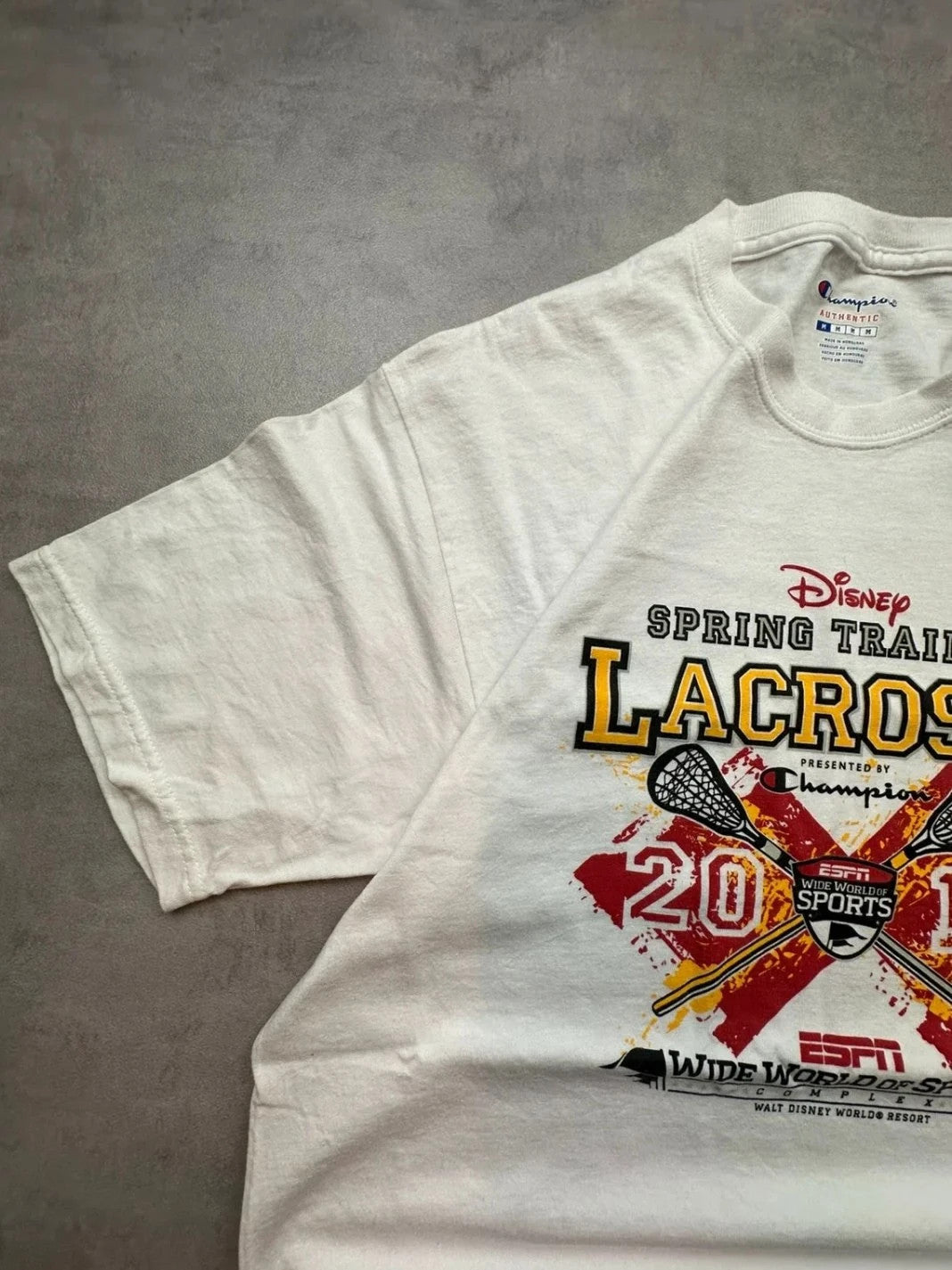 Tee Shirt Vintage Disney Spring Training Lacrosse Blanc – ESPN Sports