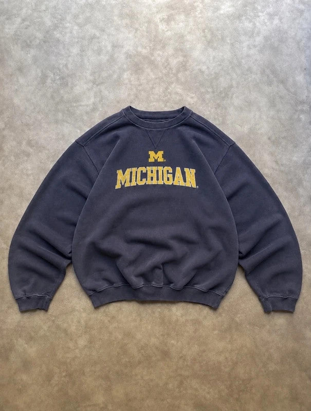 Sweat Michigan Wolverines Vintage – Navy / Jaune