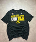 Tee Shirt Nike Vintage Rose Bowl Game 2016 Iowa Hawkeyes Black