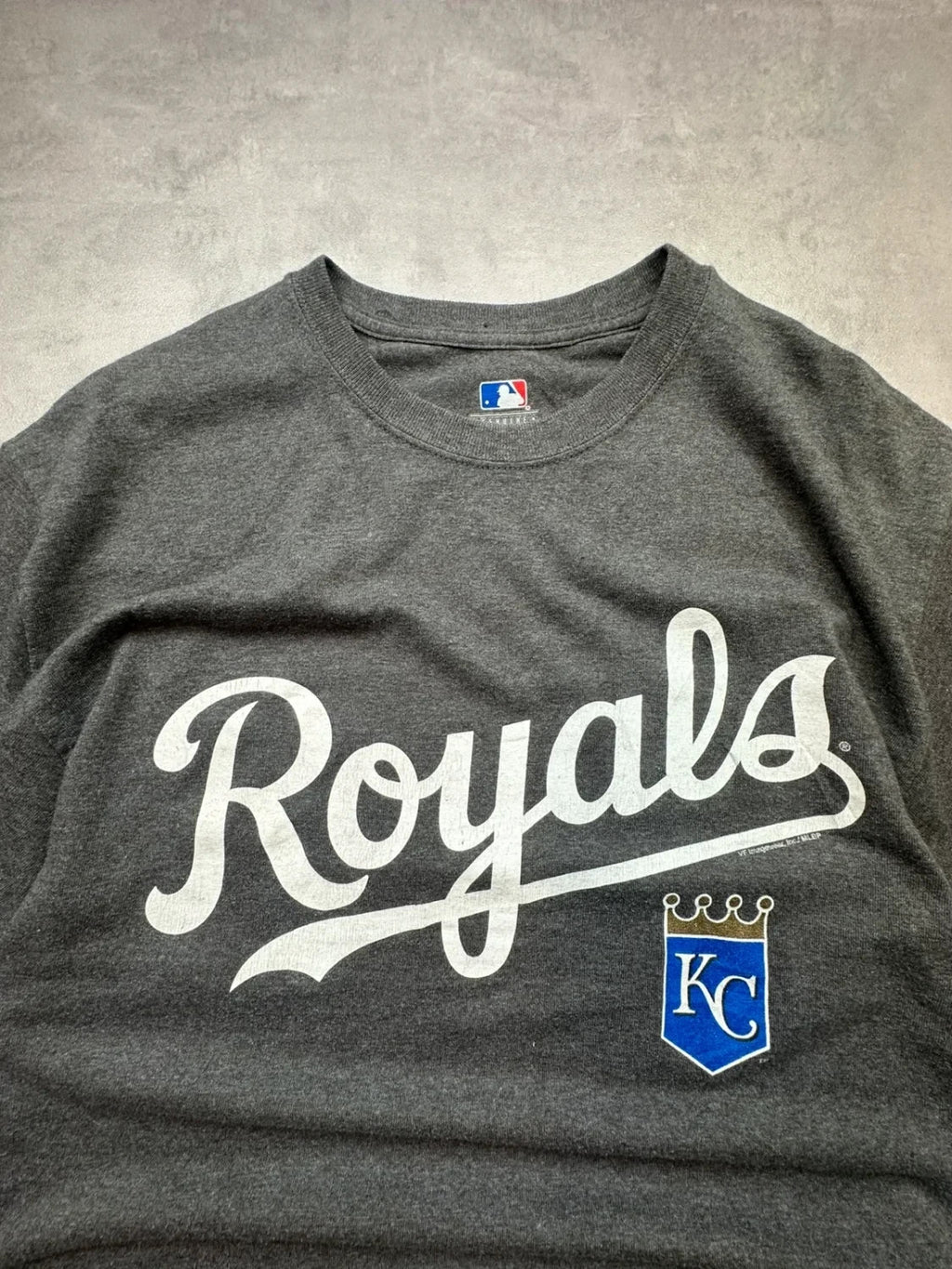 Tee-shirt MLB Vintage Kansas City Royals Gris | WellStore Vintage