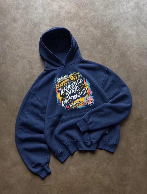 Sweat Hoodie Vintage Tennessee State Basketball Championship 2012 – Navy