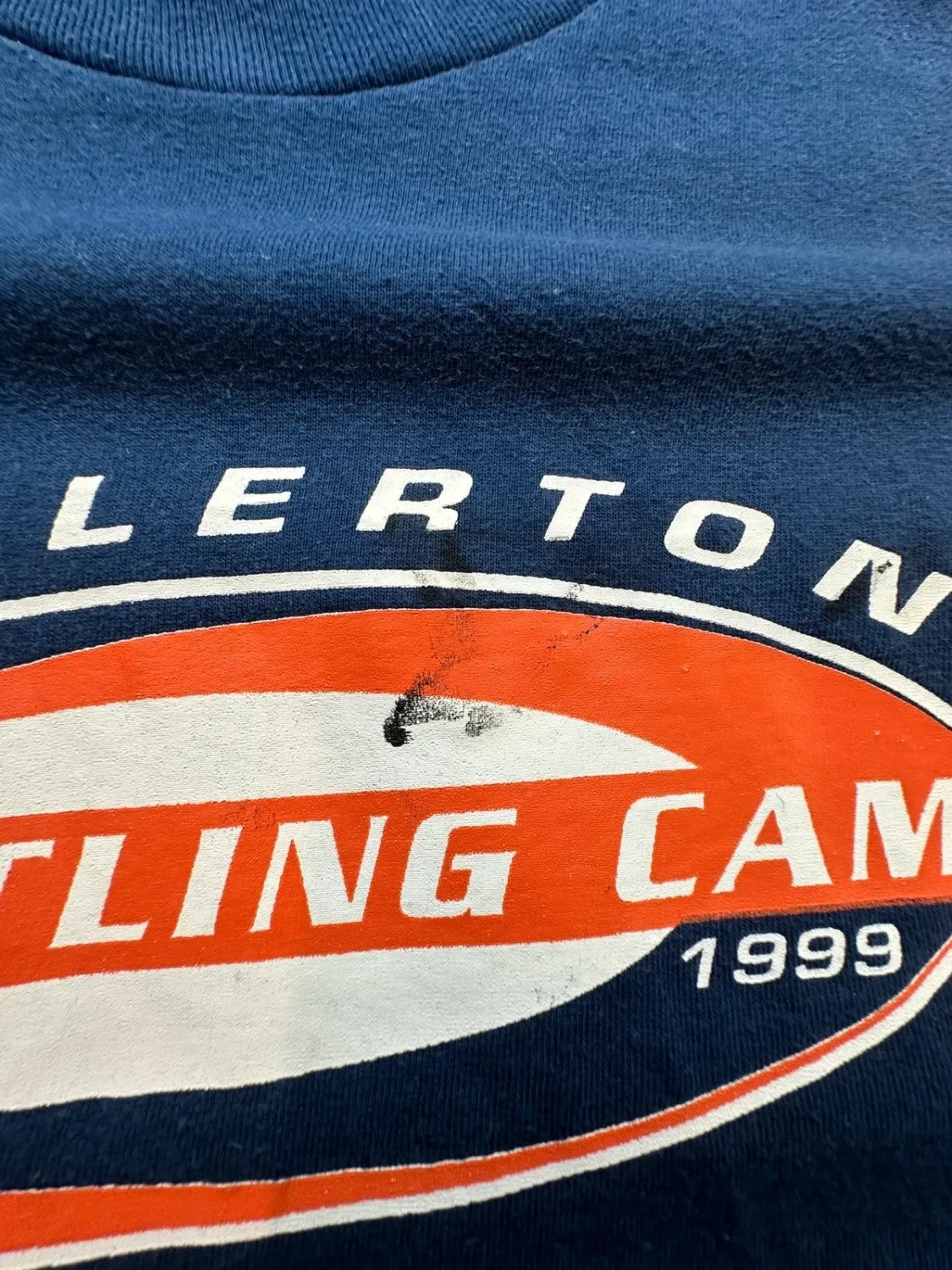 Tee-Shirt Vintage Wrestling Camp 1999 Marine