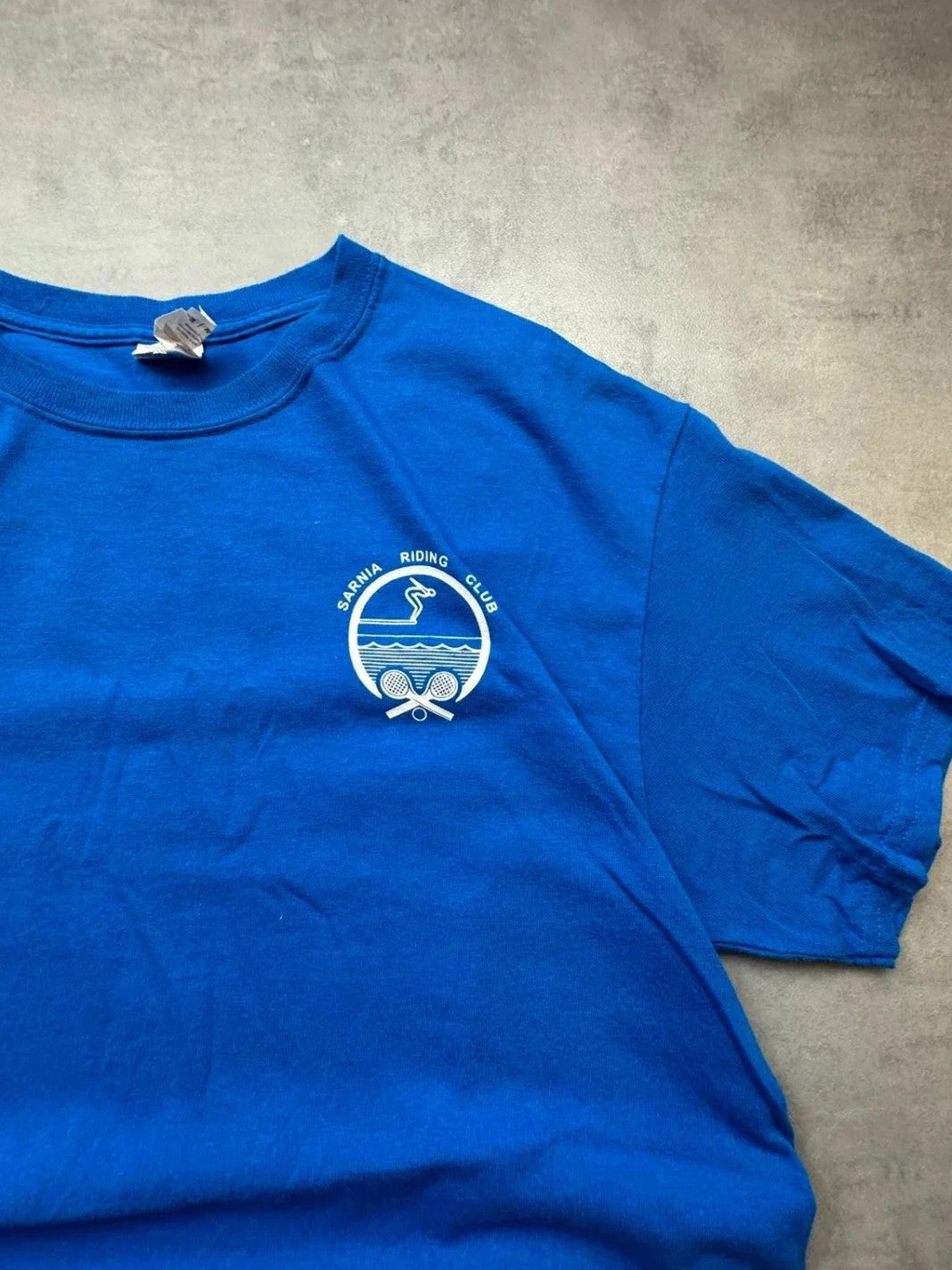 Tee-Shirt Vintage Sarnia Riding Club Bleu – Staff