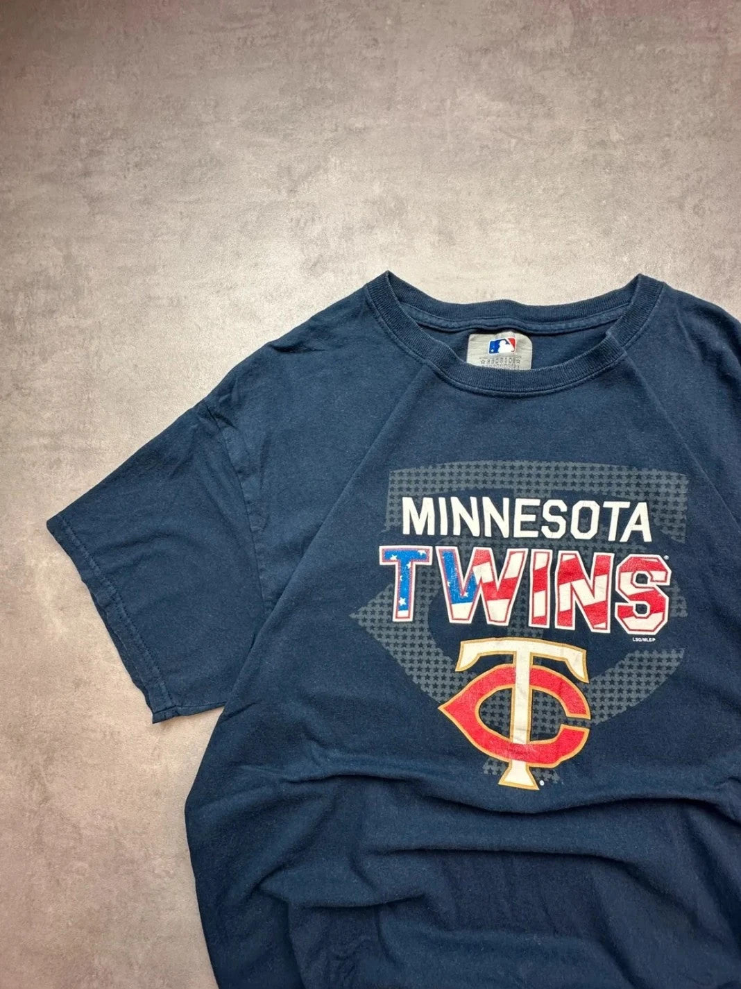 Tee Shirt Vintage MLB Minnesota Twins Navy – Logo Baseball