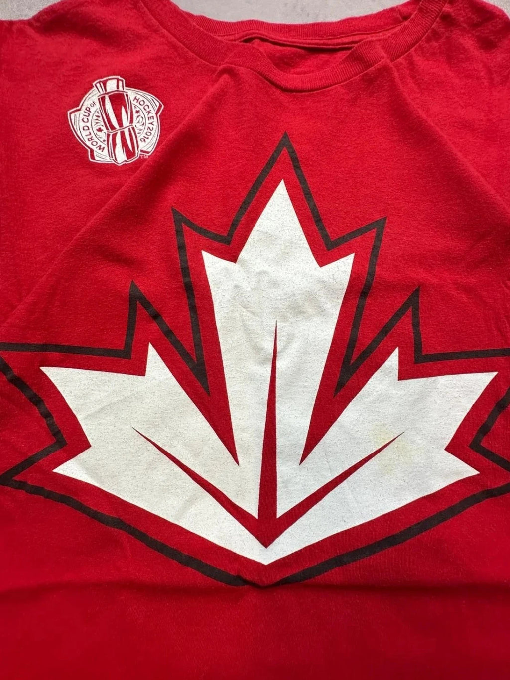 Tee Shirt Adidas Vintage Red Canadians Hockey Rouge – Hockey Canada