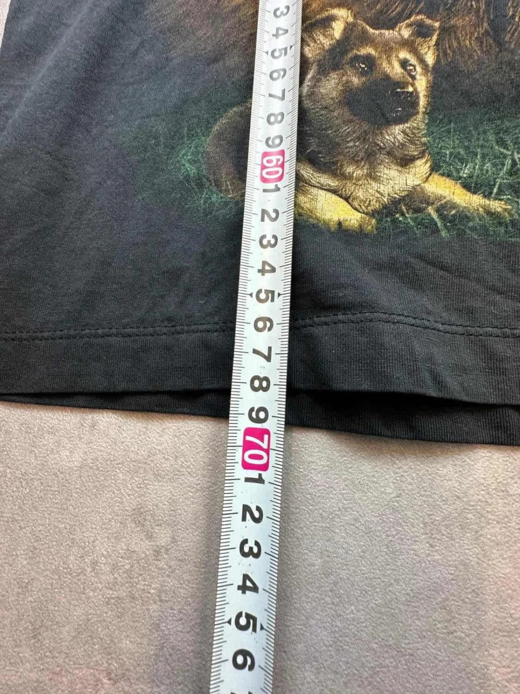 Tee Shirt Vintage Dockers Dogs Print – Noir – Y2K / 90s