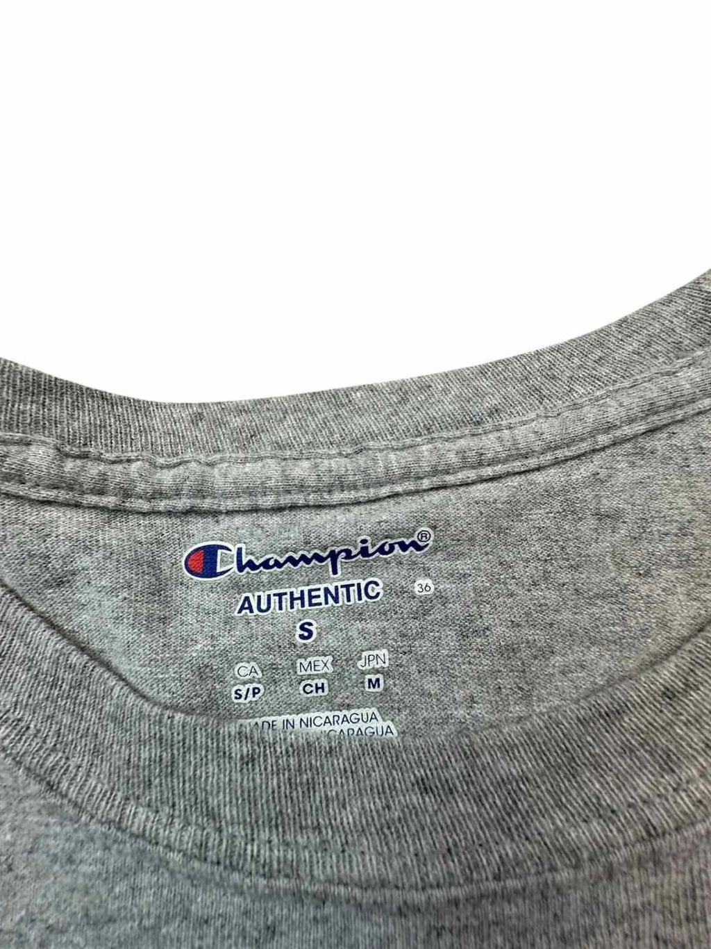 Tee-shirt Longsleeve Vintage Tech Horry Georgetown Gris