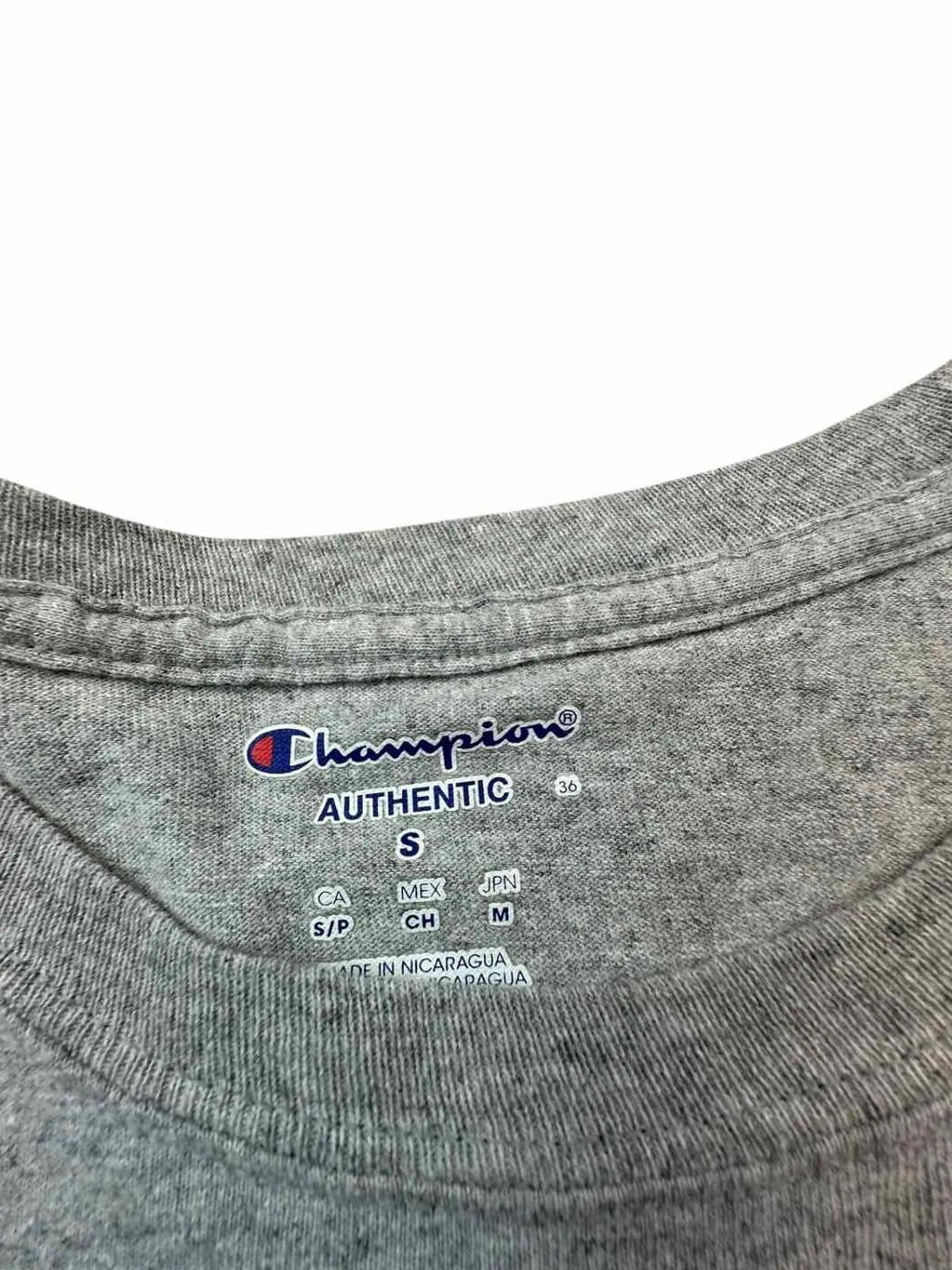 Tee-shirt Longsleeve Vintage Tech Horry Georgetown Gris