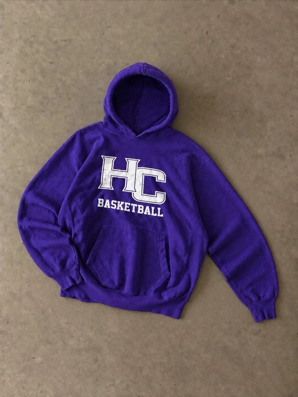 Hoodie HC Basketball Vintage – Violet College USA