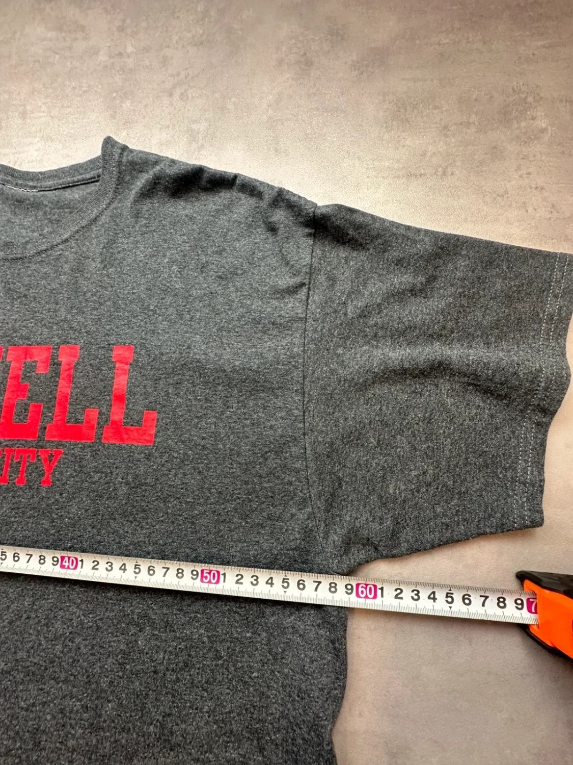 Tee-shirt Universitaire Vintage Cornell University Gris