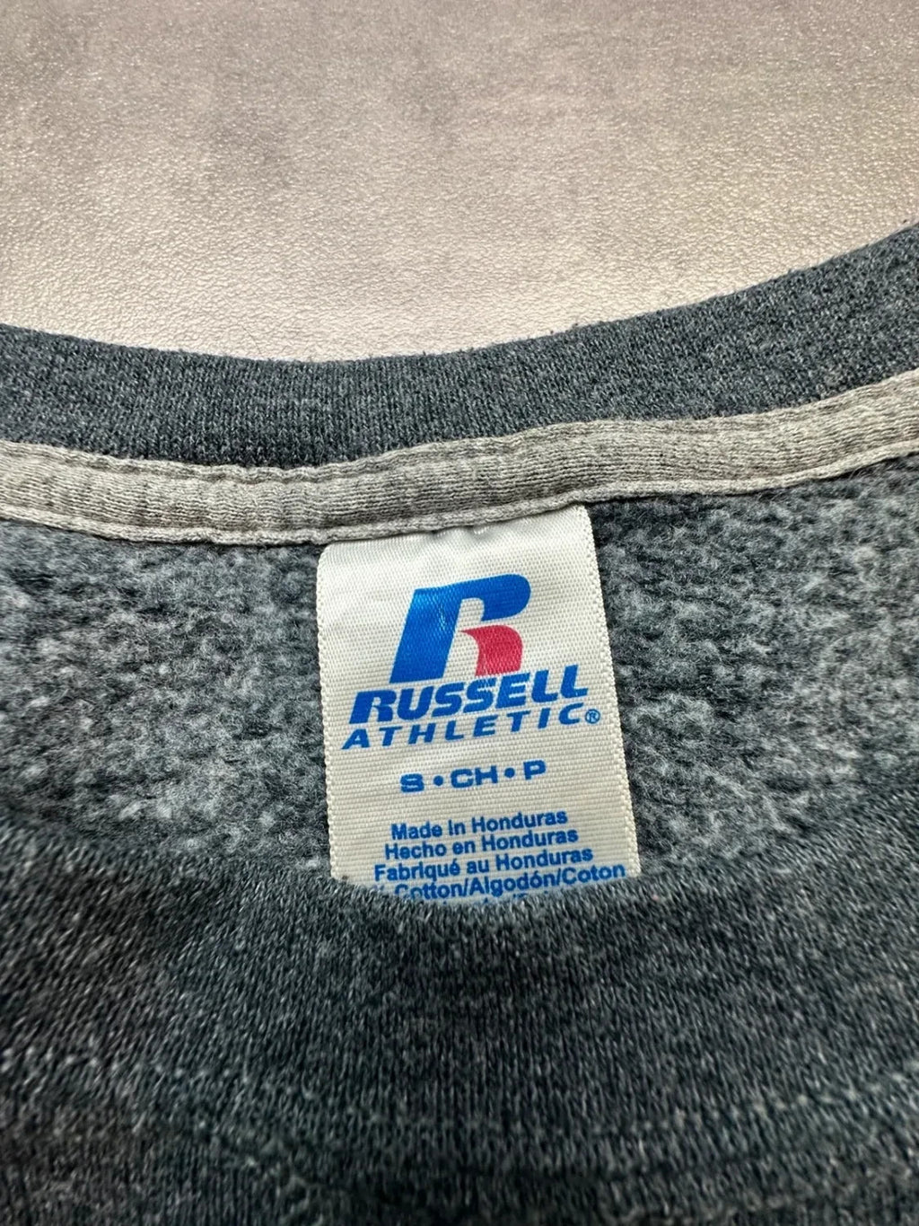 Sweat Russell Athletic Vintage University of Manitoba Gris – College Canada