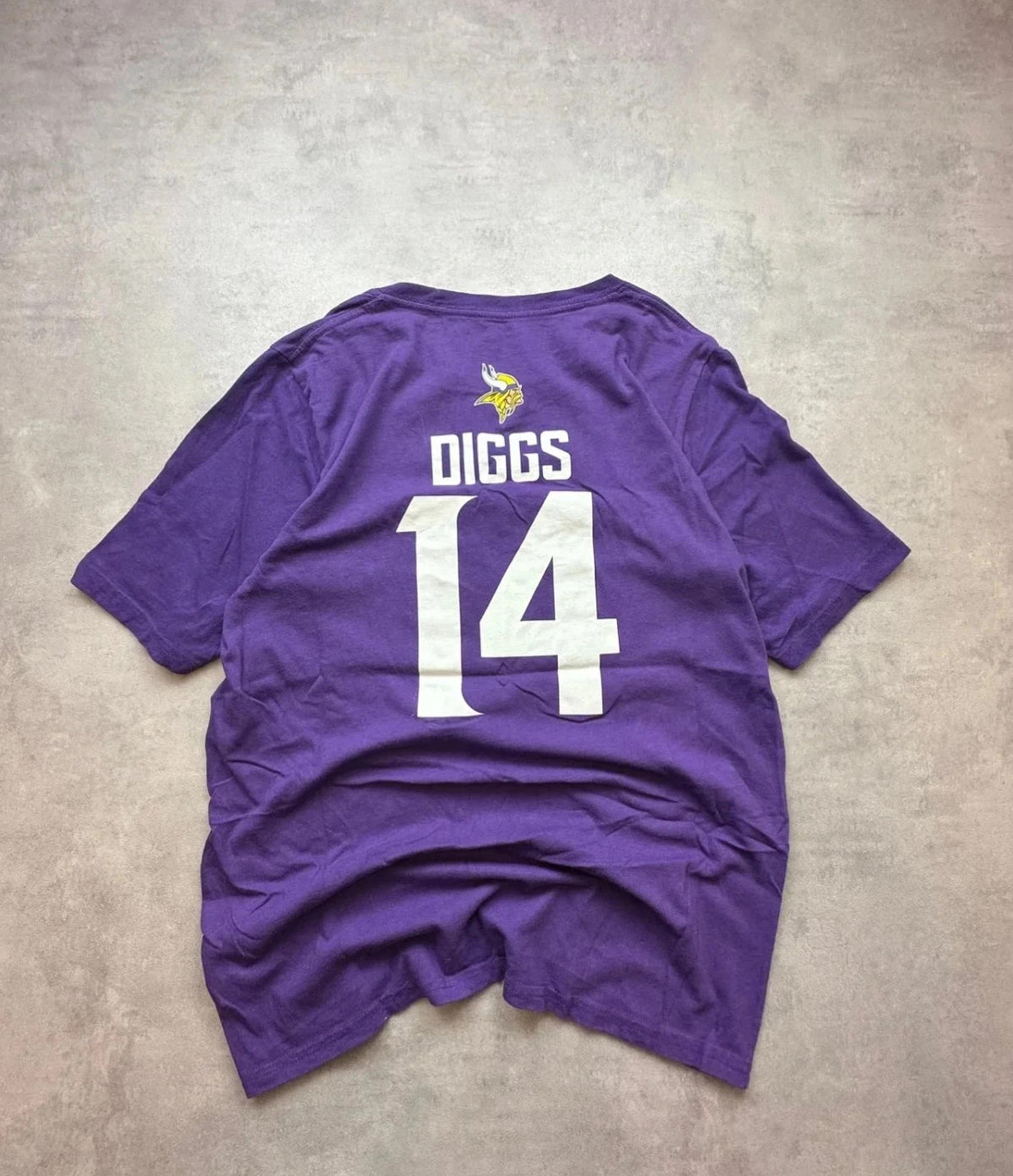 Tee-Shirt NFL Vintage Minnesota Vikings Diggs #14 Violet