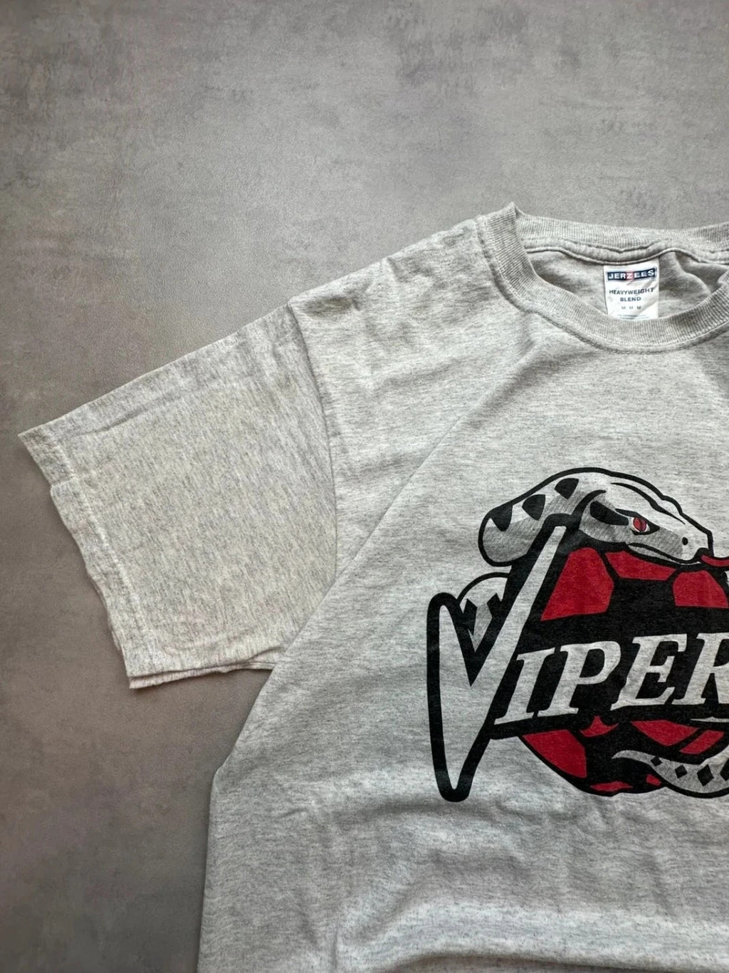 Tee Shirt Vintage Vipers Baseball Gris – Flocage #21