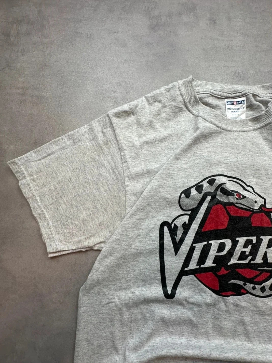 Tee Shirt Vintage Vipers Baseball Gris – Flocage #21